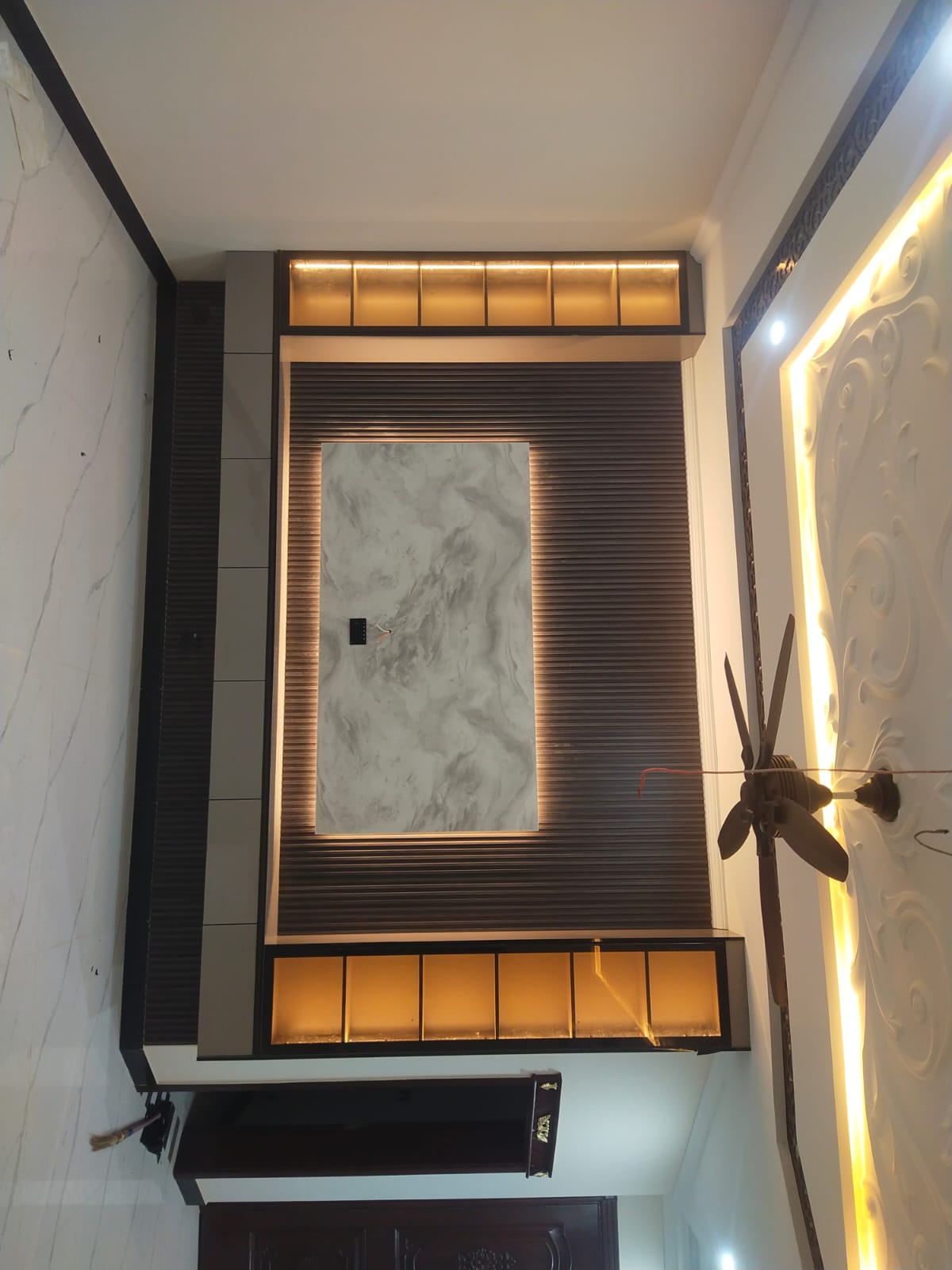 Media wall interior design Attock by ABC Interior